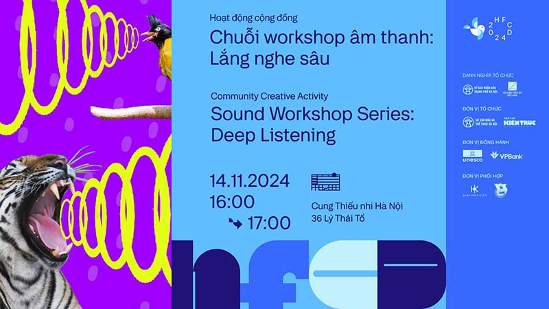 Chuỗi workshop âm thanh - Lắng Nghe Sâu | Hà Nội